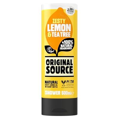 Original Source Zesty Lemon & Tea Tree Shower Gel, 500ml