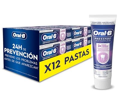 Oral-B Pro-Expert Advanced Protección de las Encías Pasta Dentífrica, pack 12x75 ml