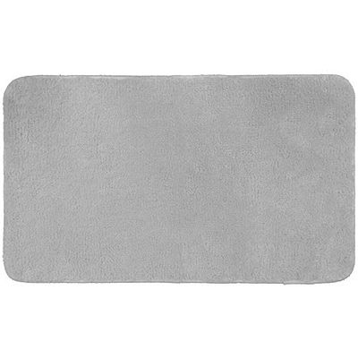 Douceur d'Intérieur DOLCY Bath Mat 100% Polyester Light Grey 45 x 75 cm