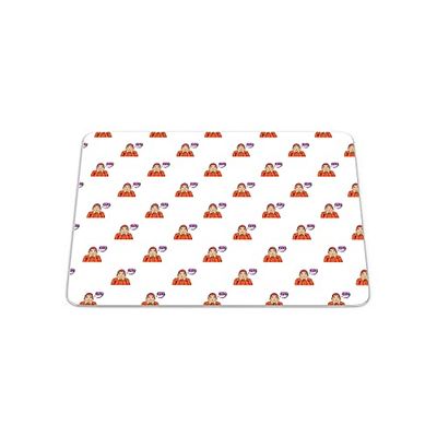 Bonamaison, Pop Art Digital Print Rectangle Mouse Mat, Non-slip Base, Office and Home, Size: 22x18cm