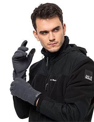 Jack Wolfskin Unisex kaskade Gloves, Ebony, S, Ebeholts, S