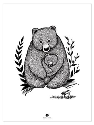 LILIPINSO Póster (30 x 40 cm), diseño de oso