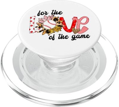 béisbol mamá deporte mamá softbol madre diversión deportes mami PopSockets PopGrip para MagSafe
