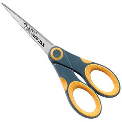 Westcott 7-Inch Straight Titanium Bonded Non-Stick Scissor E-33670 00