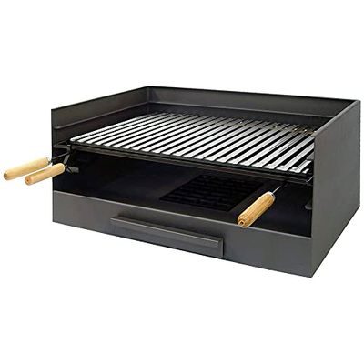 Imex El Zorro 71514 Gaveta para churrasco com grelha de inox