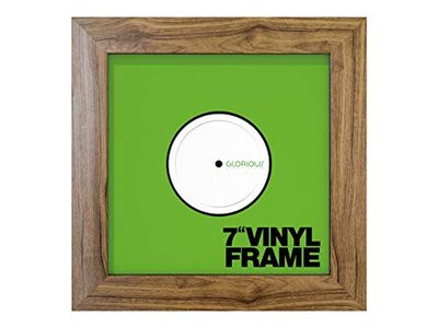 Glorious Vinyl Frame Set 7" Rosewood - 3x cadres de couverture en vinyle pour les disques de 7'', affichez vos disques préférés avec style, design en bois de rose