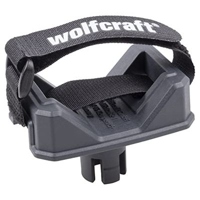 wolfcraft Hose Holder for Vacuum Cleaner - 6891000 - for dust-Free Working on All Tables with 20 mm bore Holes