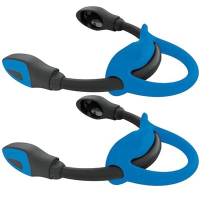 Mares Bungee Straps Cinture per Pinne Unisex Adulto Colore : Blu Taglia : M