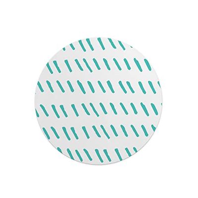 Questo Casa, Round Digital Printed Mouse Pad, Non-Slip Base, for Office and Home, Diameter:22cm