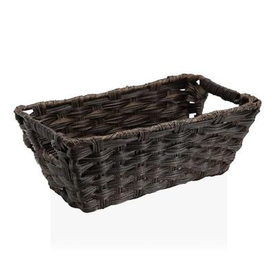 CESTA CON ASAS MARRON OSCURO