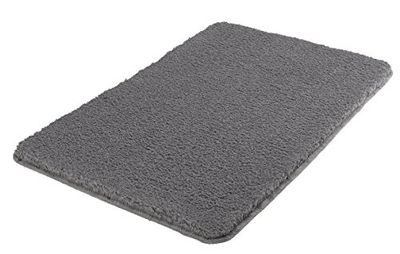 Meusch 2327901519 badmatta supermjuk 60 x 90 cm kolgrå