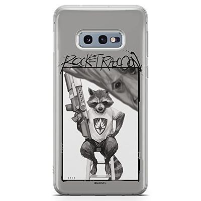ERT GROUP mobiel telefoonhoesje voor Samsung S10e origineel en officieel erkend Marvel patroon Rocket 004 optimaal aangepast aan de vorm van de mobiele telefoon, hoesje is gemaakt van TPU