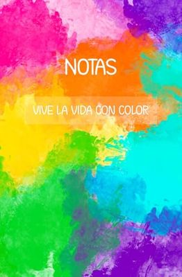 Cuaderno de notas - Vive la vida con color