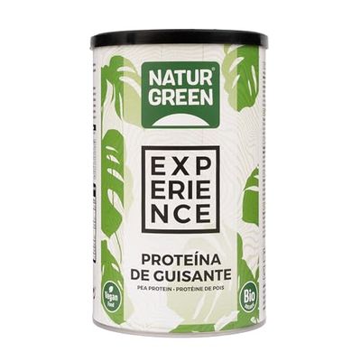 NaturGreen - Protéine de Guisant BIO, Concentré de protéine écologique, super alimentaire, poudre de protéine et acides aminés, 100% Vegane - 500 g