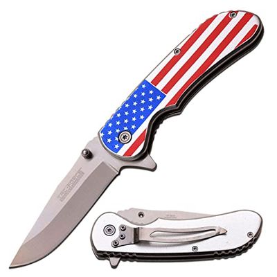 Tac Force Tf902Sf Cuchillo Tascabile,Unisex - Adulto, Plateado, un tamaño