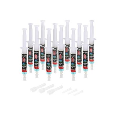 1000 Miglia BKR 5102 E-BIKE WET Lubrificante Catena Bici Elettriche, Condizioni Umide/Bagnate/Fangose, Siringhe+applicatori Drop e Huggie System, formula fluorescente profumata - 144 ml (12x12 ml)