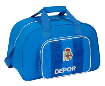 Safta Real Sport de la Coruña Sporttas, rugzak, ideaal voor kinderen van verschillende leeftijden, comfortabel en veelzijdig, kwaliteit en duurzaamheid, 40 x 23 x 24 cm, blauw, Blauw, Standaard,