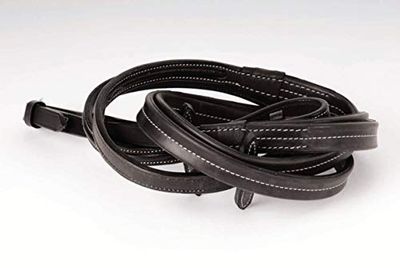 Rhinegold Elegance - Mgale da Corsa Cucita, Redini, Nero, Taglia Unica