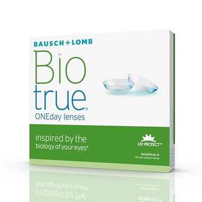 Biotrue ONEday BAUSCH + LOMB lentillas diarias esféricas, 90 unidades / 8.6 BC / 14.20 DIA / -02,50