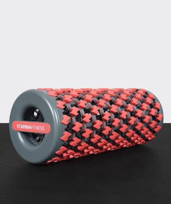 STAMINA FITNESS, Air Roller Unisex Adulto, Rojo, Único