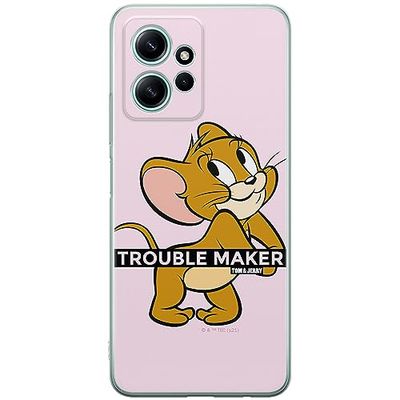 ERT GROUP mobiltelefonfodral för Xiaomi REDMI NOTE 12 4G originalt och officiellt licensierat Tom & Jerry mönster 012 optimalt anpassad till formen på mobiltelefonen, fodral tillverkad av TPU-plast