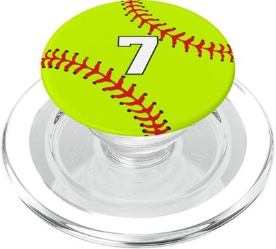 Número de softbol 7 PopSockets PopGrip para MagSafe