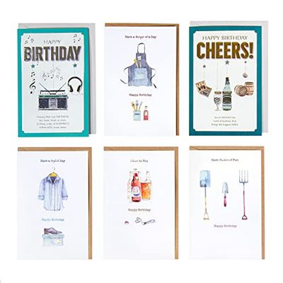Wishing Well Pacchetto compleanno maschile con biglietti compleanno