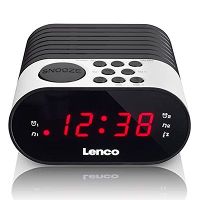 Lenco CR-07 Color Blanco Radio reloj