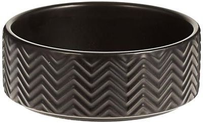 TRIXIE 25020, ciotola in ceramica, 0,4 l/ 13 cm, colore: nero
