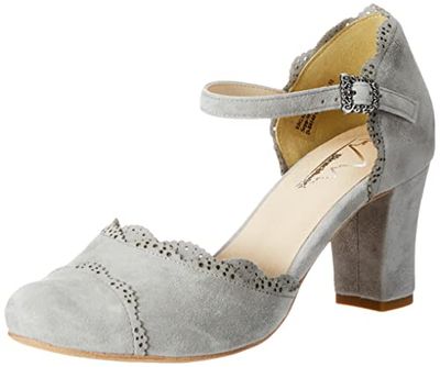 HIRSCHKOGEL Femme 3007836 Escarpins, Gris 031, 40 EU