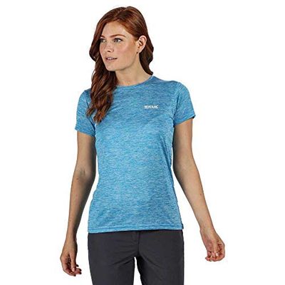 Regatta Dames Vingal V' Sneldrogend Actief Korte mouw Met Grafische Print T-Shirts/Polos/Vesten