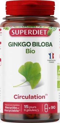 SUPER DIET : Ginkgo Biloba Bio gélule