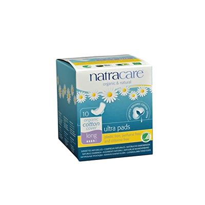 Natracare Organic Cotton Ultra Pads 14 Long Flow