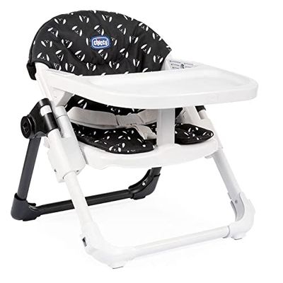 Chicco Chairy Rehausseur Siège Bébé, Rehausseur Convertible en Chaise Enfant Évolutive Portable et Réglable, avec Fermeture Compacte et Plateau Amovible - de 6 mois à 3 ans (15 kg) - Sweetdog