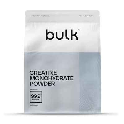 Bulk Creatine Monohydrate Powder 500g | Micronised Creatine Supplement for Strength, Power & Performance | Unflavoured, Vegan, Easy to Dissolve | Performance Boosting Supplement for Men & Women