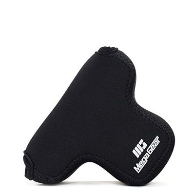 MegaGear MG1004 Para Fujifilm X-A10, X-A5, X-A3, X-A2, X-A1, X-M1 (16-50 mm) Estuche de cámara ultra ligero, de neopreno - Negro