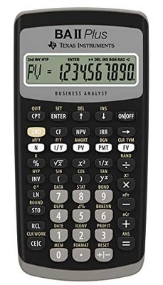 Texas Instruments BA-II Plus finansiell kalkylator, 1 st