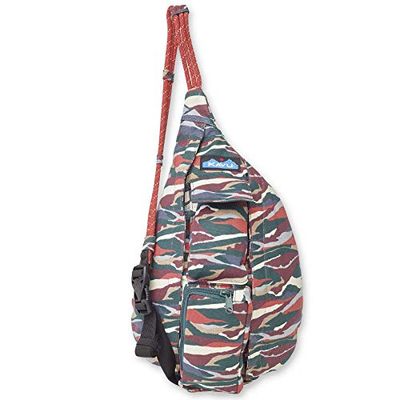 KAVU Mini Rope Bag Crossbody-väska i bomull, flerfärgad (Rolling Hills)