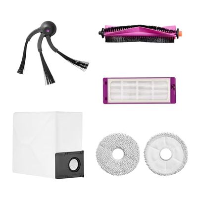 EUREKA J15 Max Ultra-KIT1 Robot Vacuum Cleaner Accessories, Plastic Cotton Non-Woven Fabric, Neutral