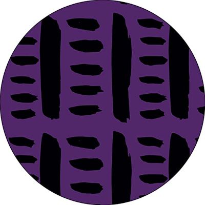 Bonateks, Ronde digitaal bedrukte muismat, antislip onderkant, voor kantoor en thuis, diameter: 22 cm