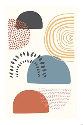 CLOSE UP POSTERS Abstract Shapes Poster abstrakta former