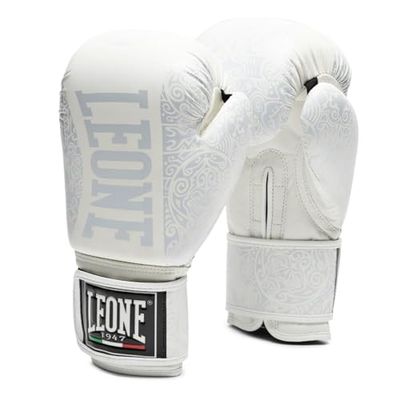 LEONE 1947, Gants de Boxe Maoris, Adulte Unisexe, Blanc, 16 OZ, GN070