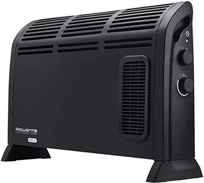 Rowenta CO3035 Vectissimo convectorluchtverhitter | Twee vermogensniveaus | Elektrische verwarming | Interieur | Voor kamers van 25 m², zwart