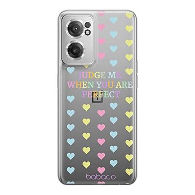 ERT GROUP etui na telefon Oneplus NORD CE 2, case oryginalny i oficjalnie licencjonowany przez Babaco, wzór Judge me 001, optymalnie dopasowane, plecki z TPU częściowo przeźroczyste