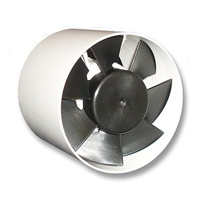 QIN100 van Aerauliqa Aspirator, lijnlijnlijn, diameter 99 mm, 8 W, 84 m3/h, artikelnummer: PQI00000