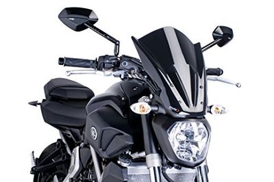 Puig 7016N Windshield Naked New Generation Touring, Black