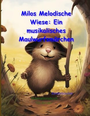 Milos Melodische Wiese: Ein musikalisches Maulwurfsmärchen: Illustrationsbuch für Kinder