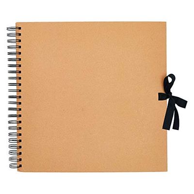 Papermania Scrapbook, bege, tamanho único, a cor pode variar encadernação em ouro e preto.