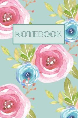 Notebook: Lined Notebook with Floral Design