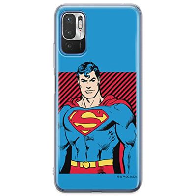 Ert Group custodia per cellulare per Xiaomi REDMI NOTE 10 5G / POCO M3 PRO originale e con licenza ufficiale DC, modello Superman 029 adattato alla forma dello smartphone, custodia in TPU